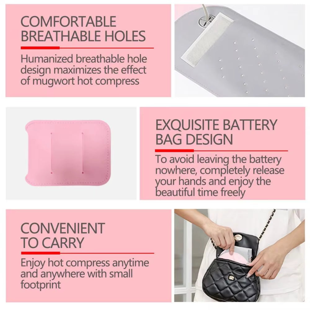 Menstrual Heating Pad Warm Palace Hot Waist Belt Hot Compress Massager for Belly Heating Health Care Tool